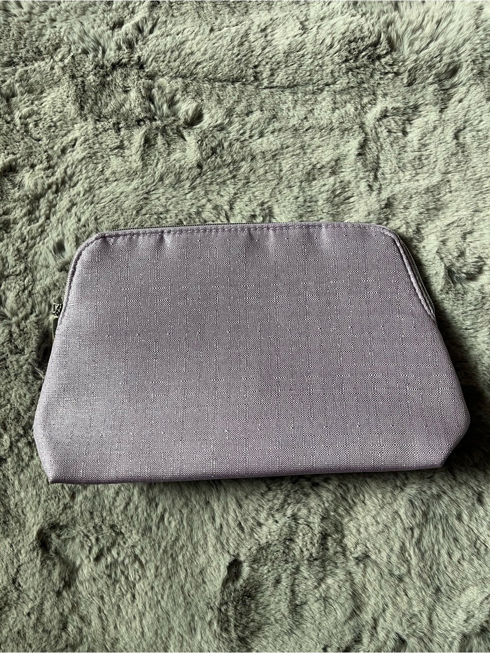 Lancome Lavender Gray Cosmetic Pouch